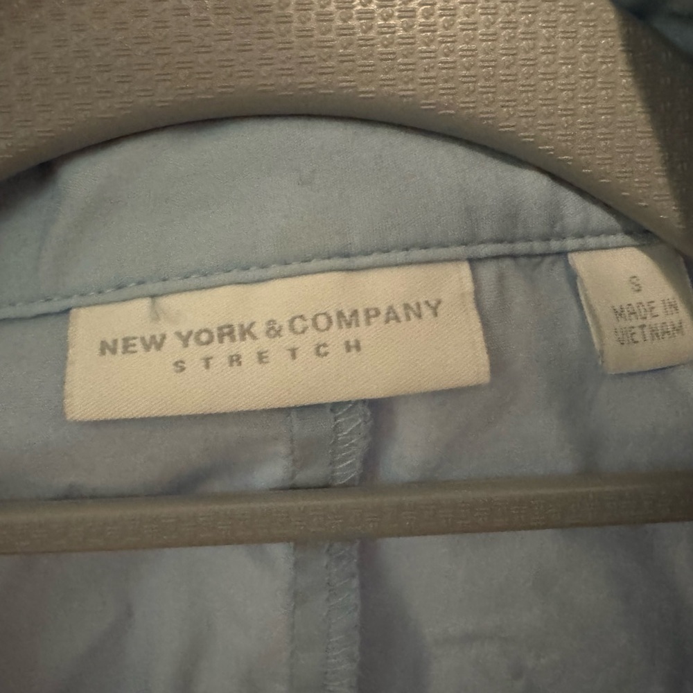 New York & Company Beige Button Down - Picture 3 of 3